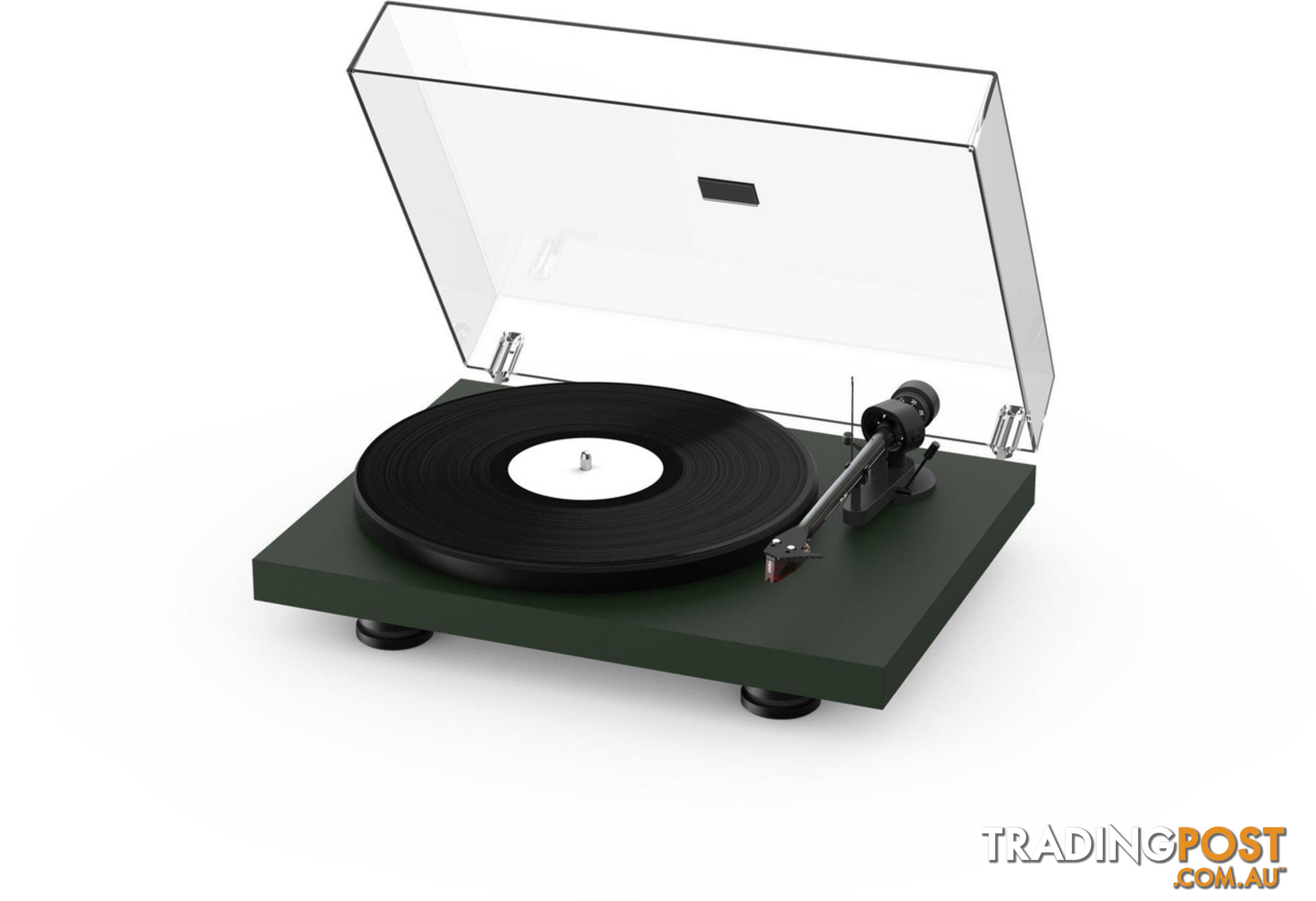 Project Debut Carbon Evo Turntable - Satin Fir Green