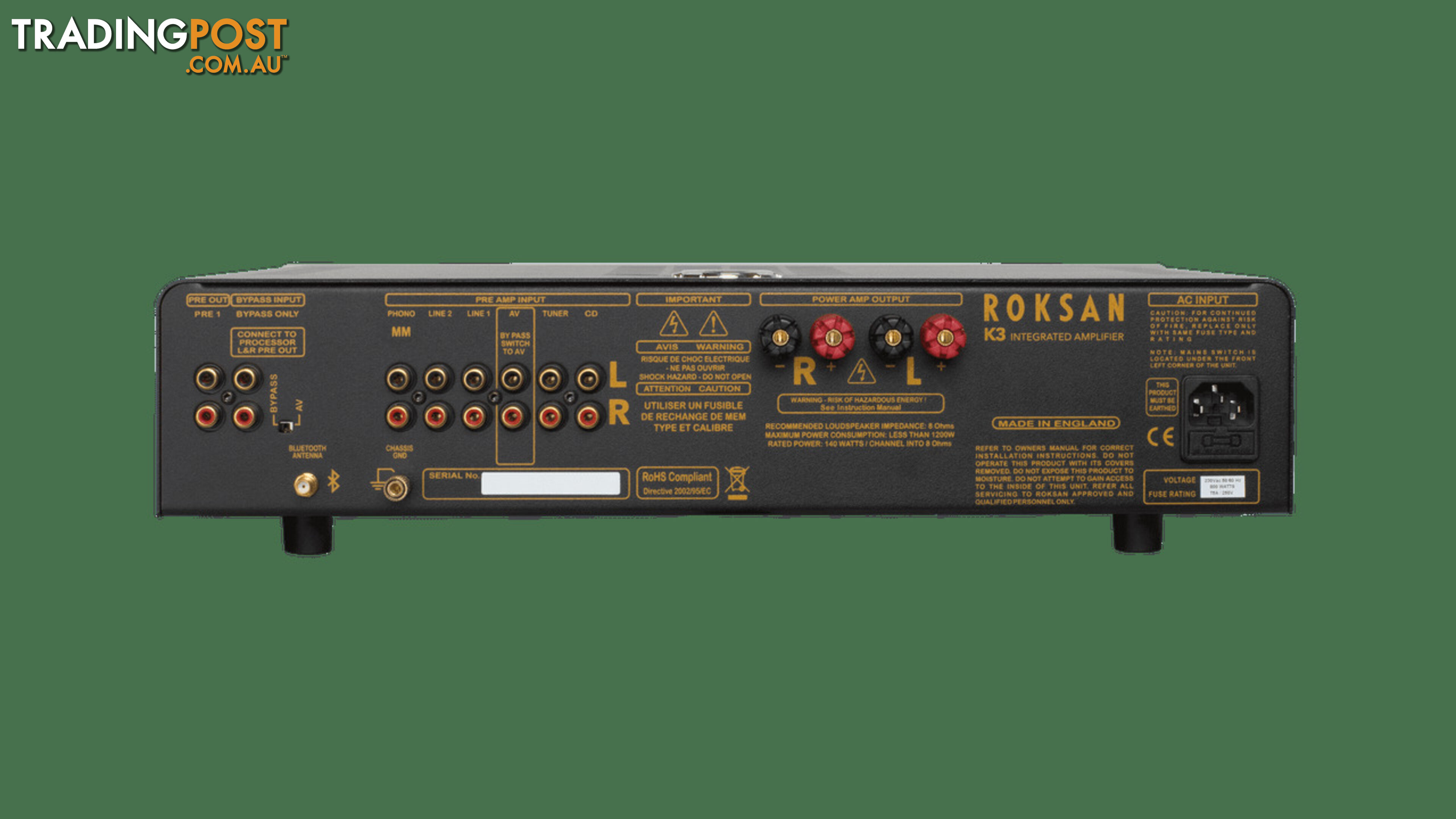 Roksan K3 Integrated Amplifier