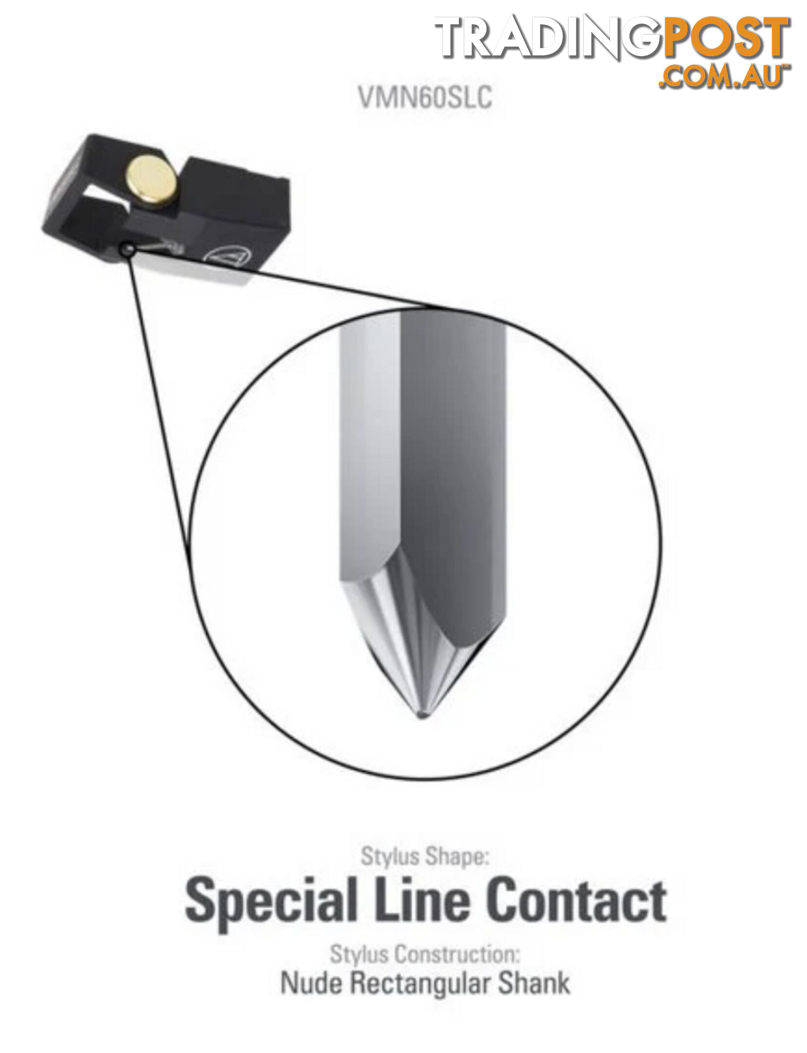 Audio Technica VMN60SLC Special Line Contact Replacement Stylus