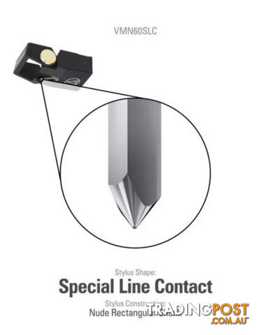 Audio Technica VMN60SLC Special Line Contact Replacement Stylus