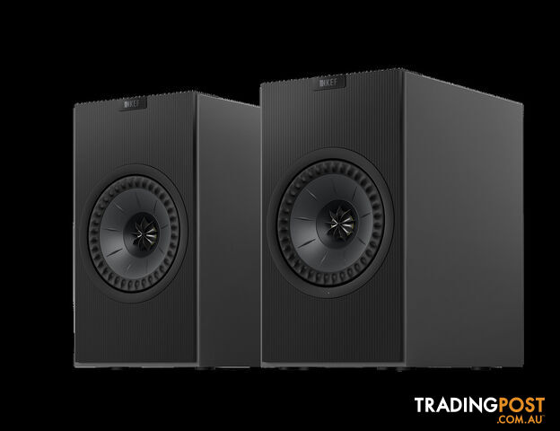 KEF Coda W Active Speakers in Dark Titanium