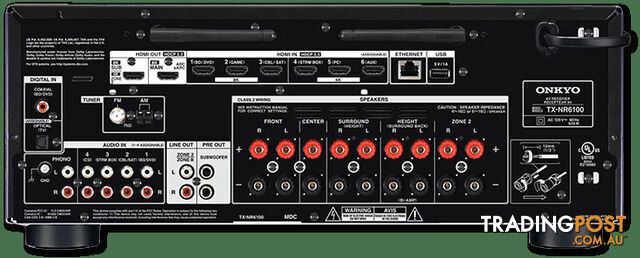 Onkyo TX-NR6100 7.2-Channel THX Certified AV Receiver - photo 2 of 2