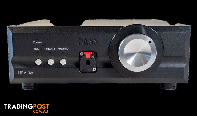 Pass Labs HPA-1C Stereo Headphone Amplifier in Black