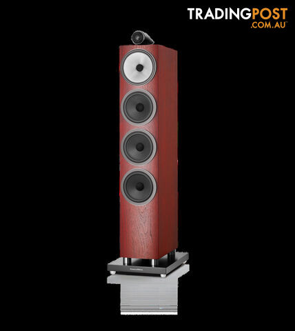 B&W 702 S3 Floorstanders in Rosenut