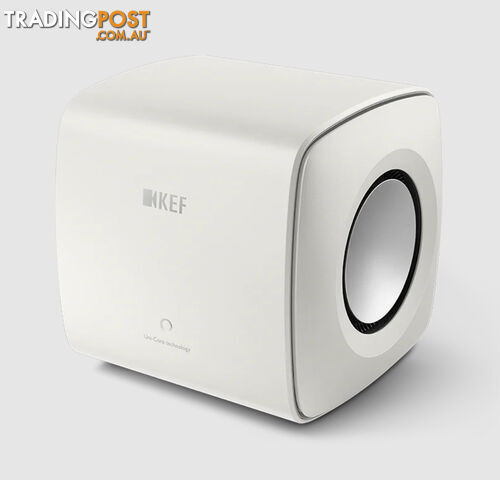 KEF KC62 Dual 6" Subwoofer in Mineral White