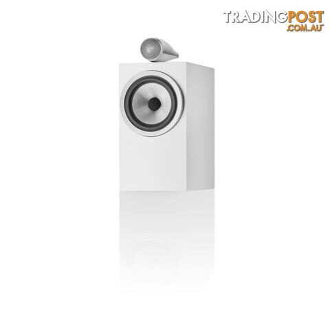 B&W 705 S3 Bookshelf Speakers in White