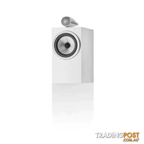 B&W 705 S3 Bookshelf Speakers in White