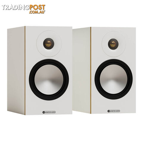 Monitor Audio Bronze 50 7G Bookshelf Speakers (Pair) in White