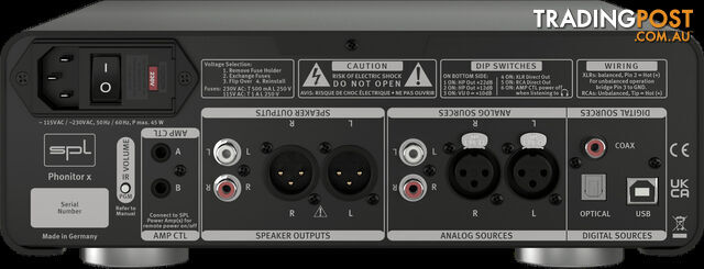 SPL Audio Phonitor x Headphone Amplifier & Preamplifier Without DAC - photo 2 of 5