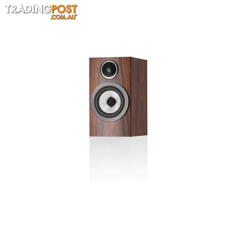 B&W 707 S3 Bookshelf Speakers in Mocha
