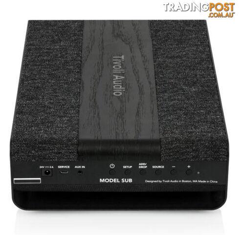 Tivoli Audio Model Sub in Black & Black