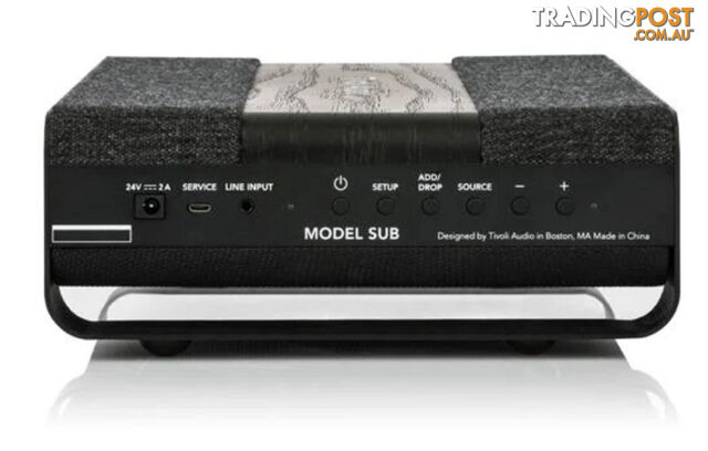 Tivoli Audio Model Sub in Black & Black