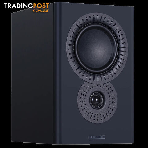Mission LX-3 MK II Bookshelf Speakers in Lux Black Matte
