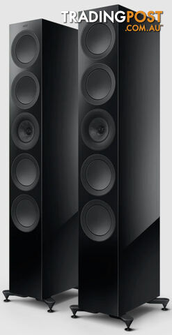 KEF R11 Meta Floorstanding Speakers in Gloss Black (Pair)
