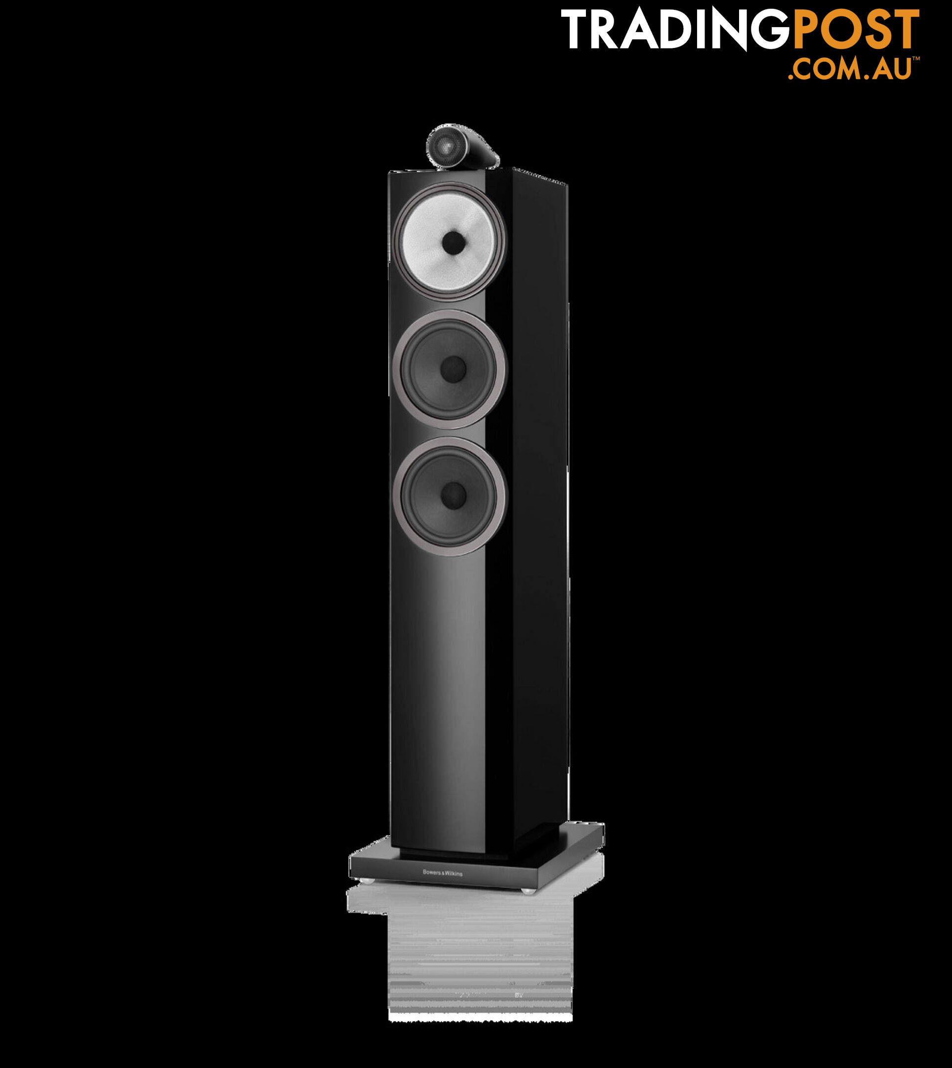 B&W 703 S3 Floorstanders in Black