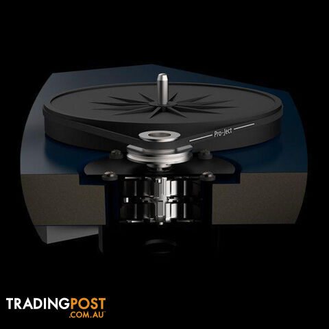 Project Debut Carbon Evo Turntable - Satin Gold Yellow