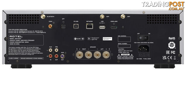 Rotel RAS-5000 Amplified Streamer - photo 2 of 4