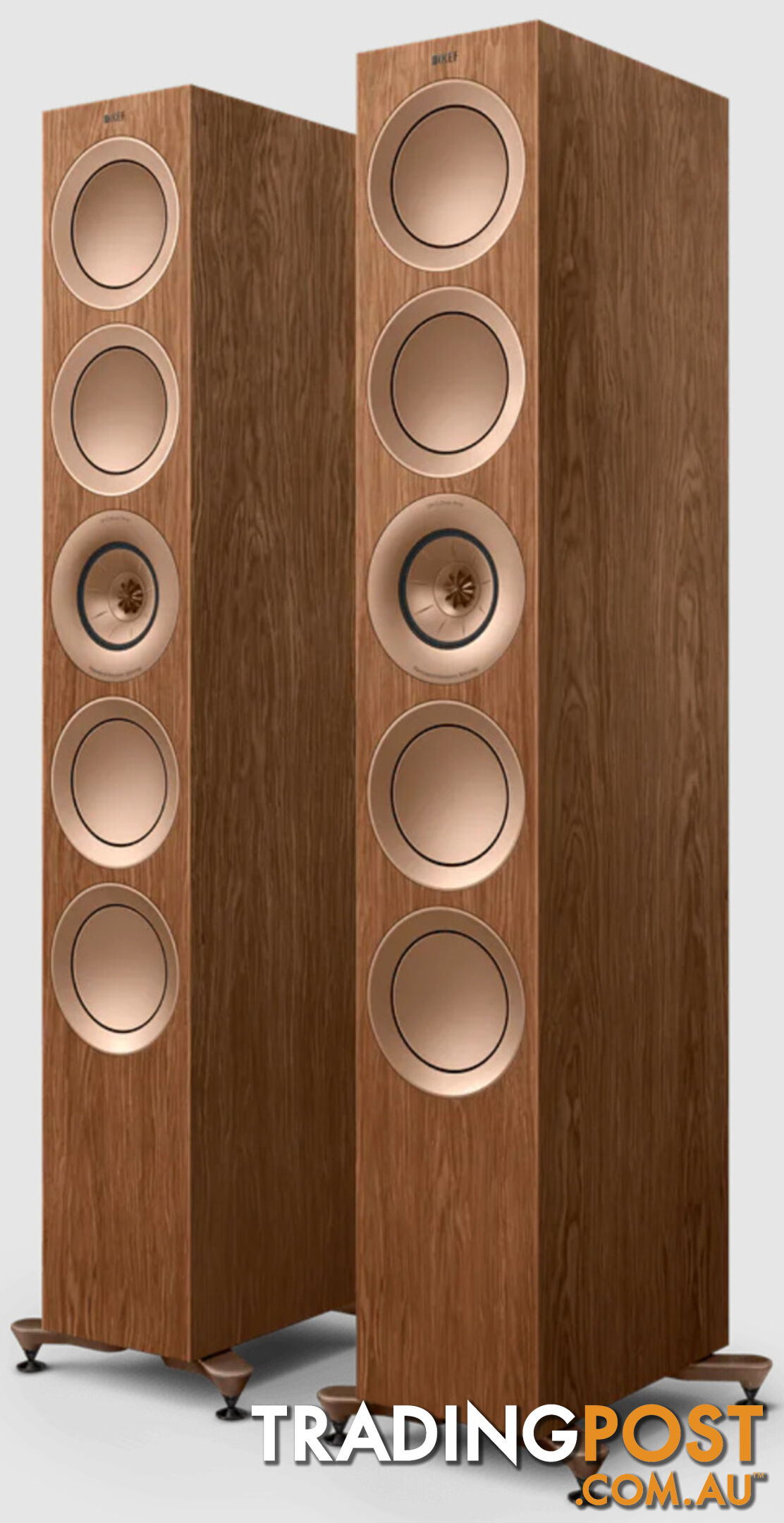 KEF R11 Meta Floorstanding Speakers in Walnut (Pair)