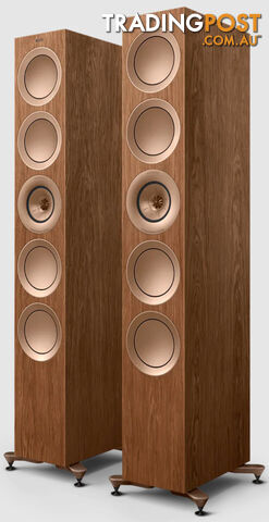 KEF R11 Meta Floorstanding Speakers in Walnut (Pair)