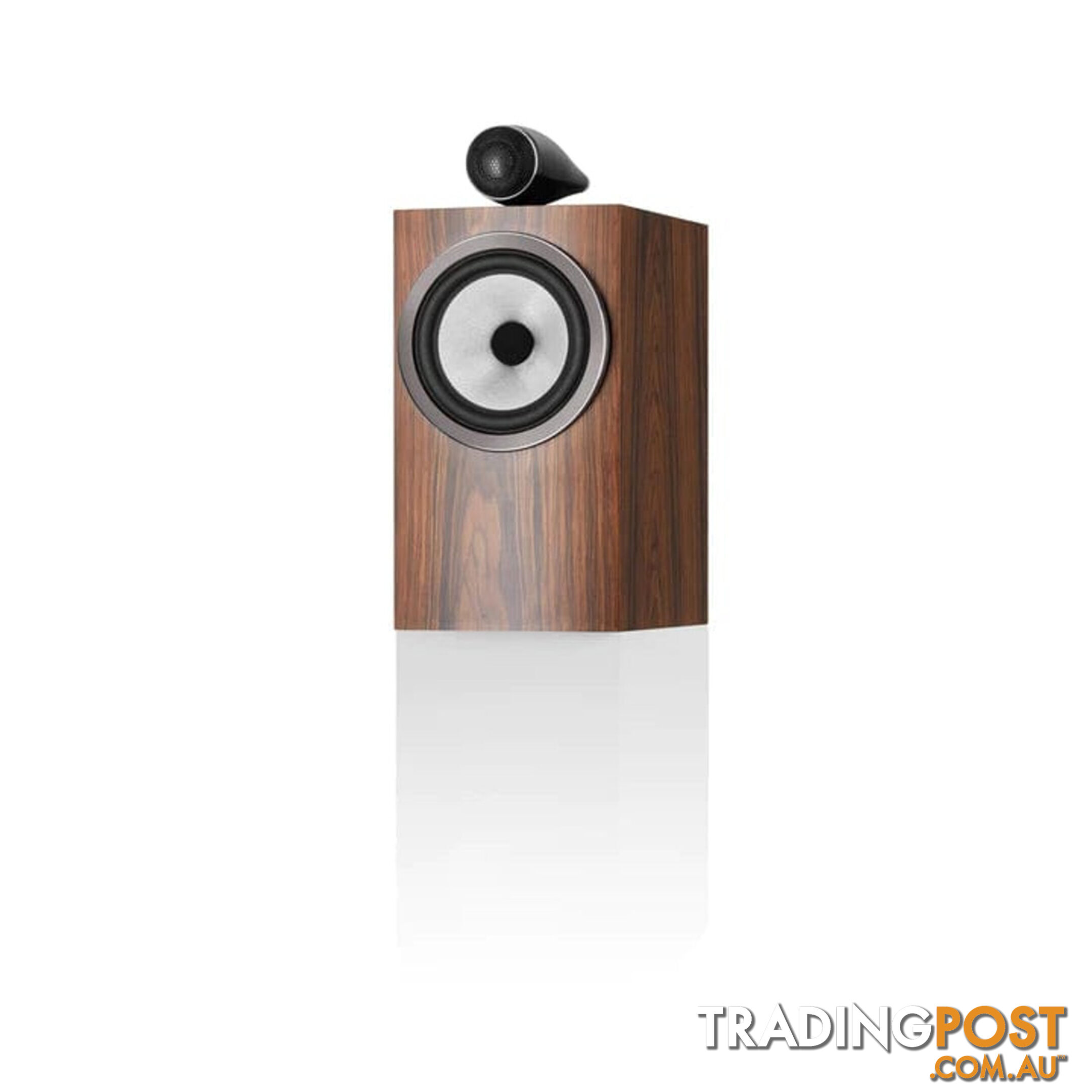 B&W 705 S3 Bookshelf Speakers in Mocha