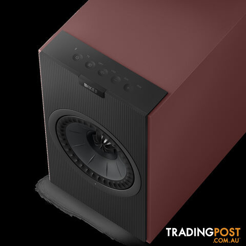 KEF Coda W Active Speakers in Vintage Burgundy - photo 3 of 12