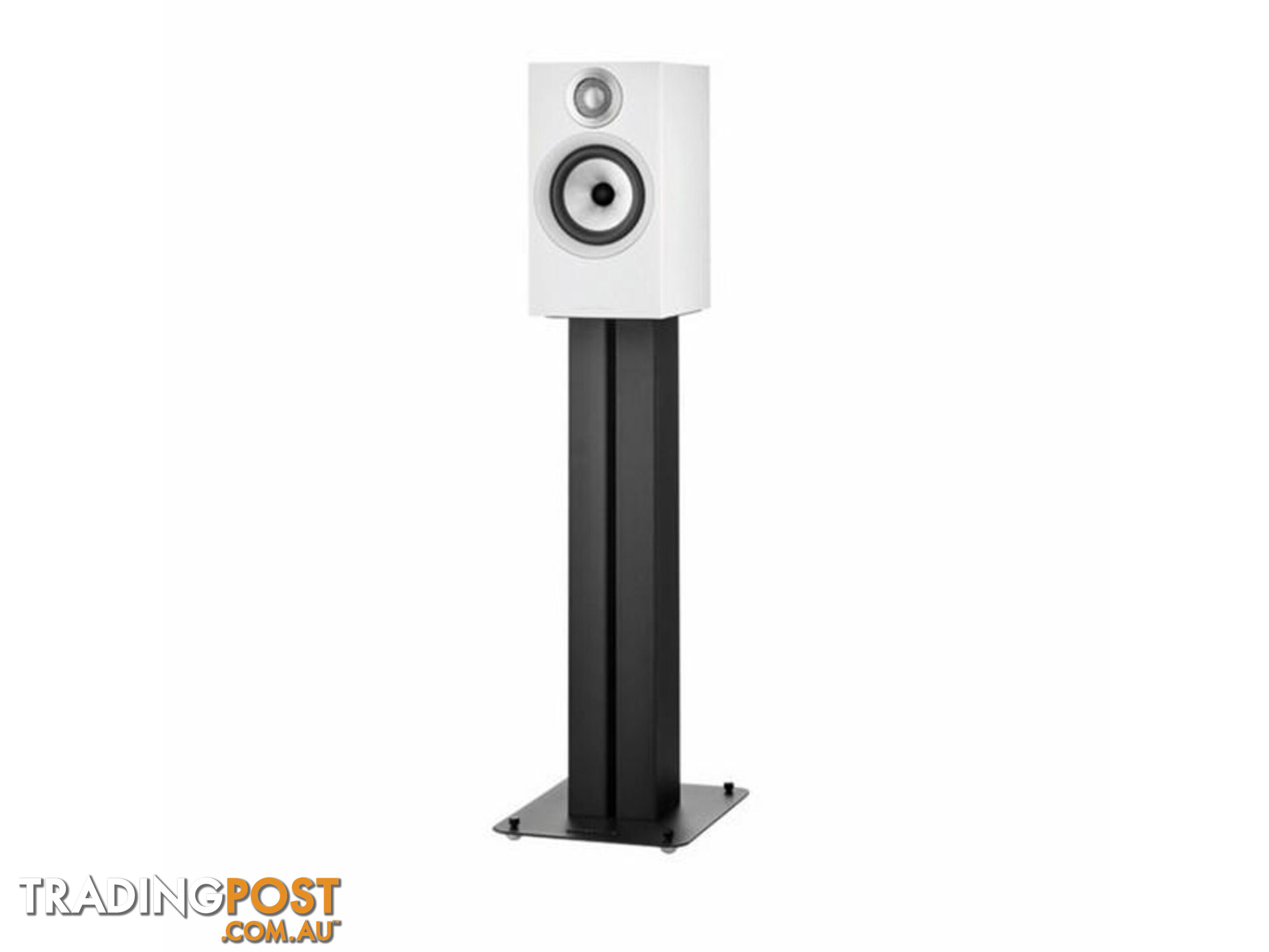 B&W 607 S3 Bookshelf Speaker (Pair) - Matte White