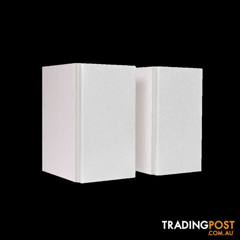 Encel Gelati Bookshelf Speakers in Vanilla White