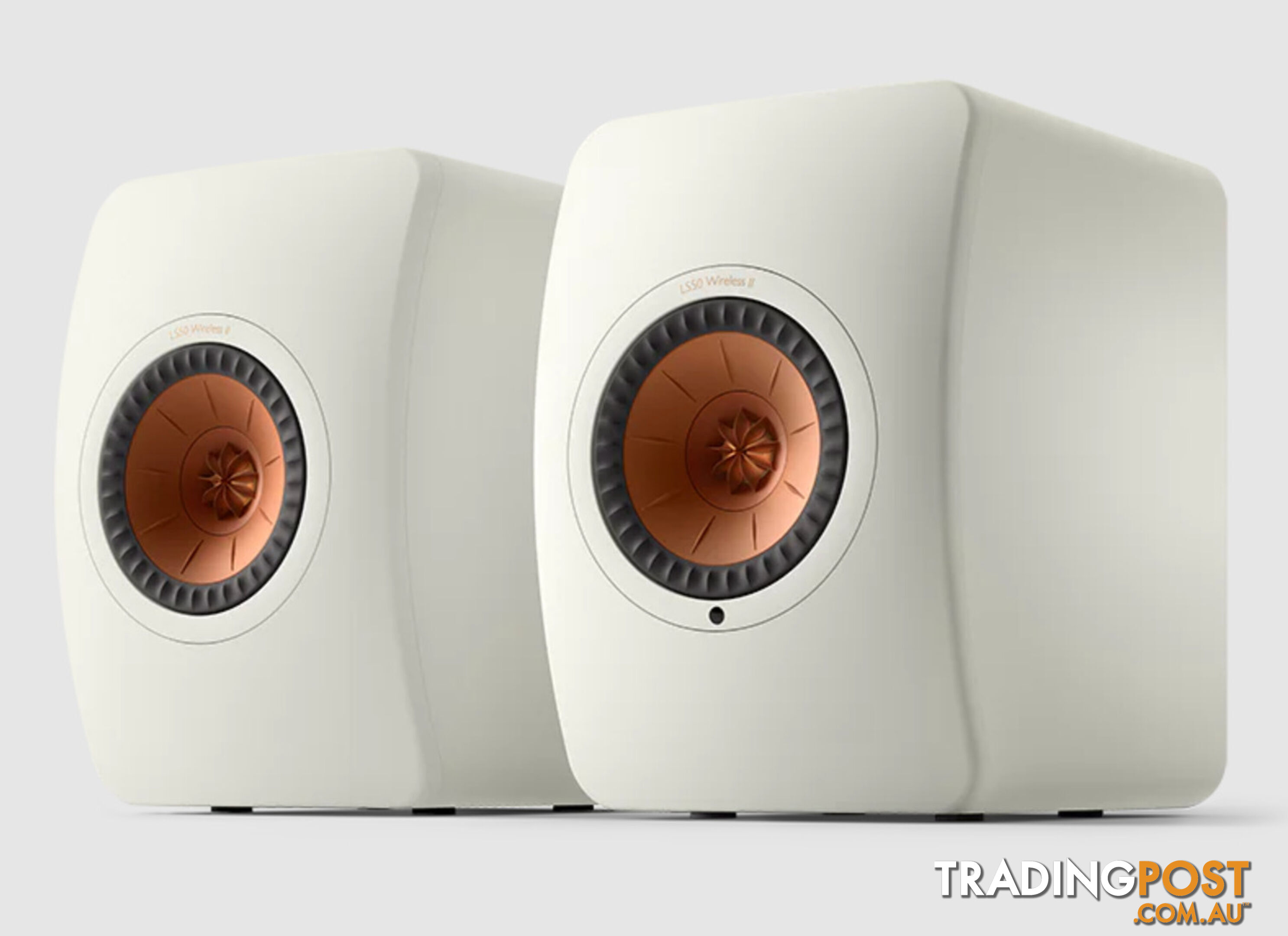 KEF LS50 Wireless II Speakers in Mineral White (pair)