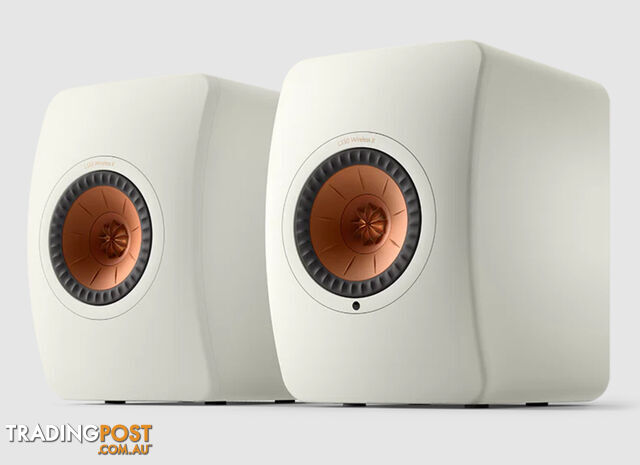 KEF LS50 Wireless II Speakers in Mineral White (pair)