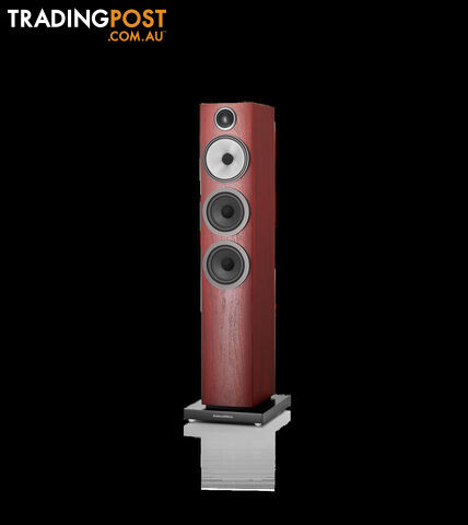 B&W 704 S3 Floorstanders in Rosenut