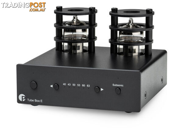 ProJect Tube Box E Phono Pre-amplifier in Black