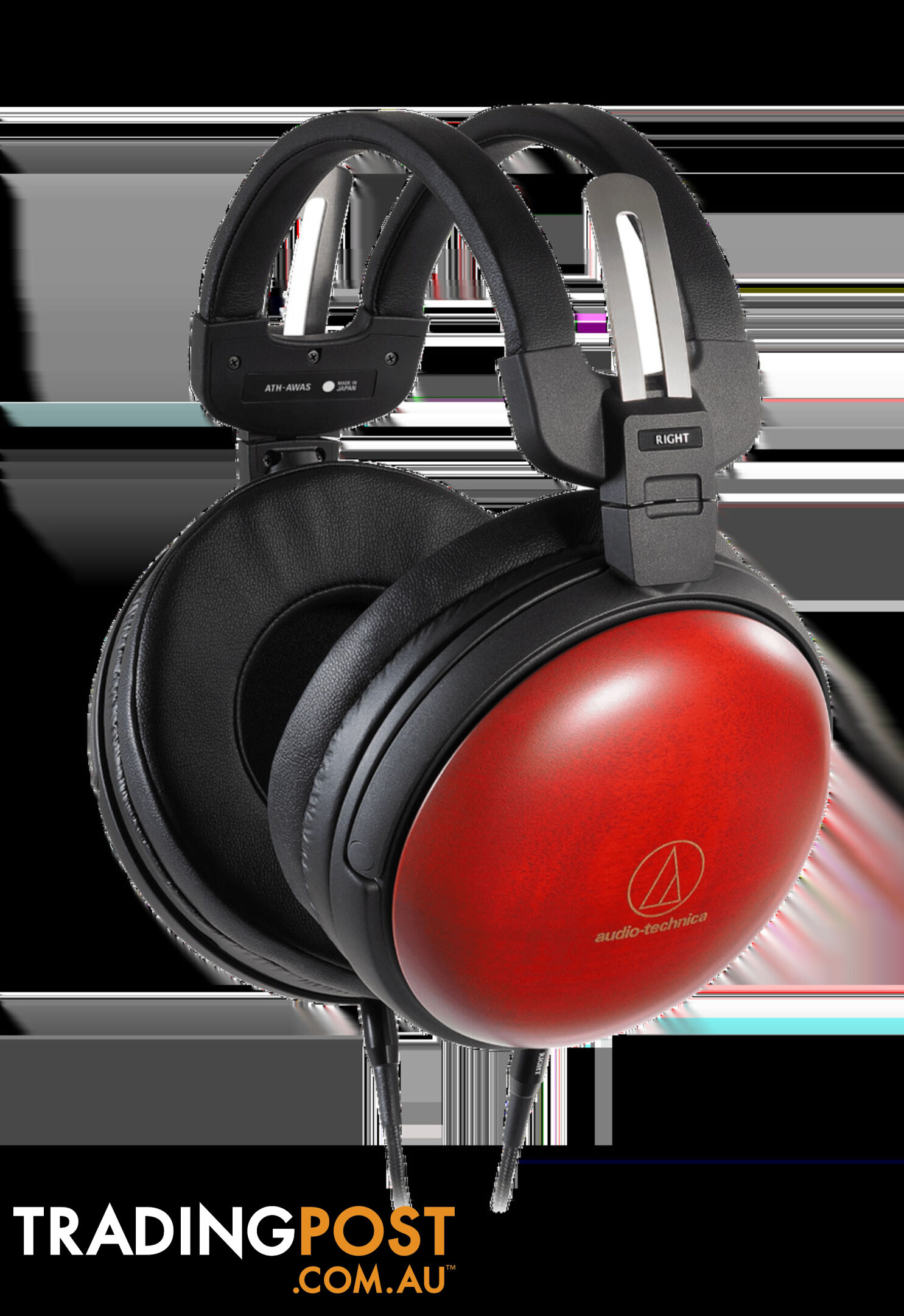 Audio Technica ATH-AWAS Closed-Back Dynamic Wooden Headphones