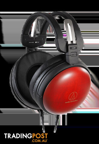 Audio Technica ATH-AWAS Closed-Back Dynamic Wooden Headphones