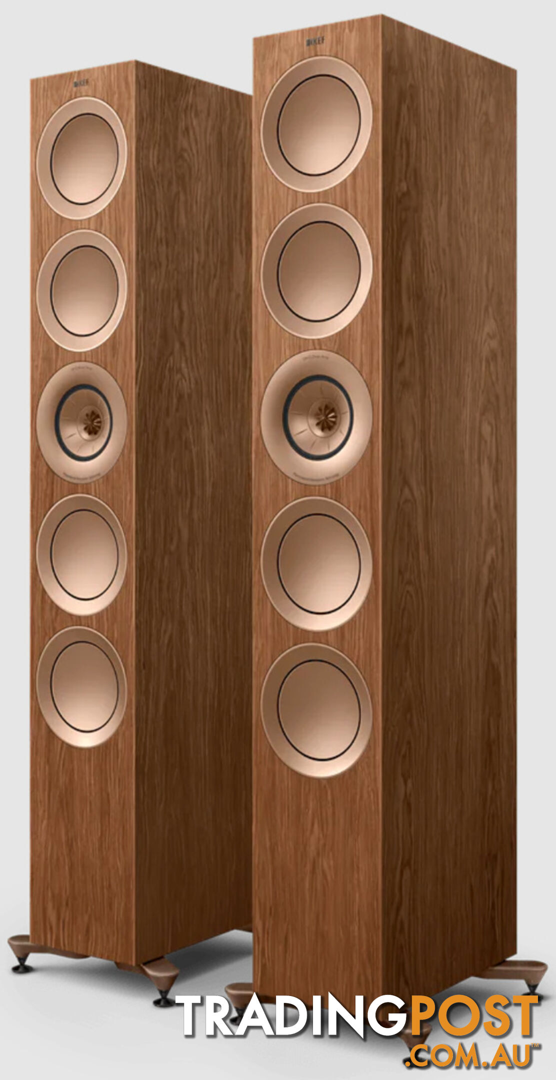KEF R11 Meta Floorstanding Speakers in Walnut (Pair)