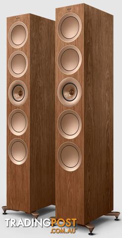 KEF R11 Meta Floorstanding Speakers in Walnut (Pair)