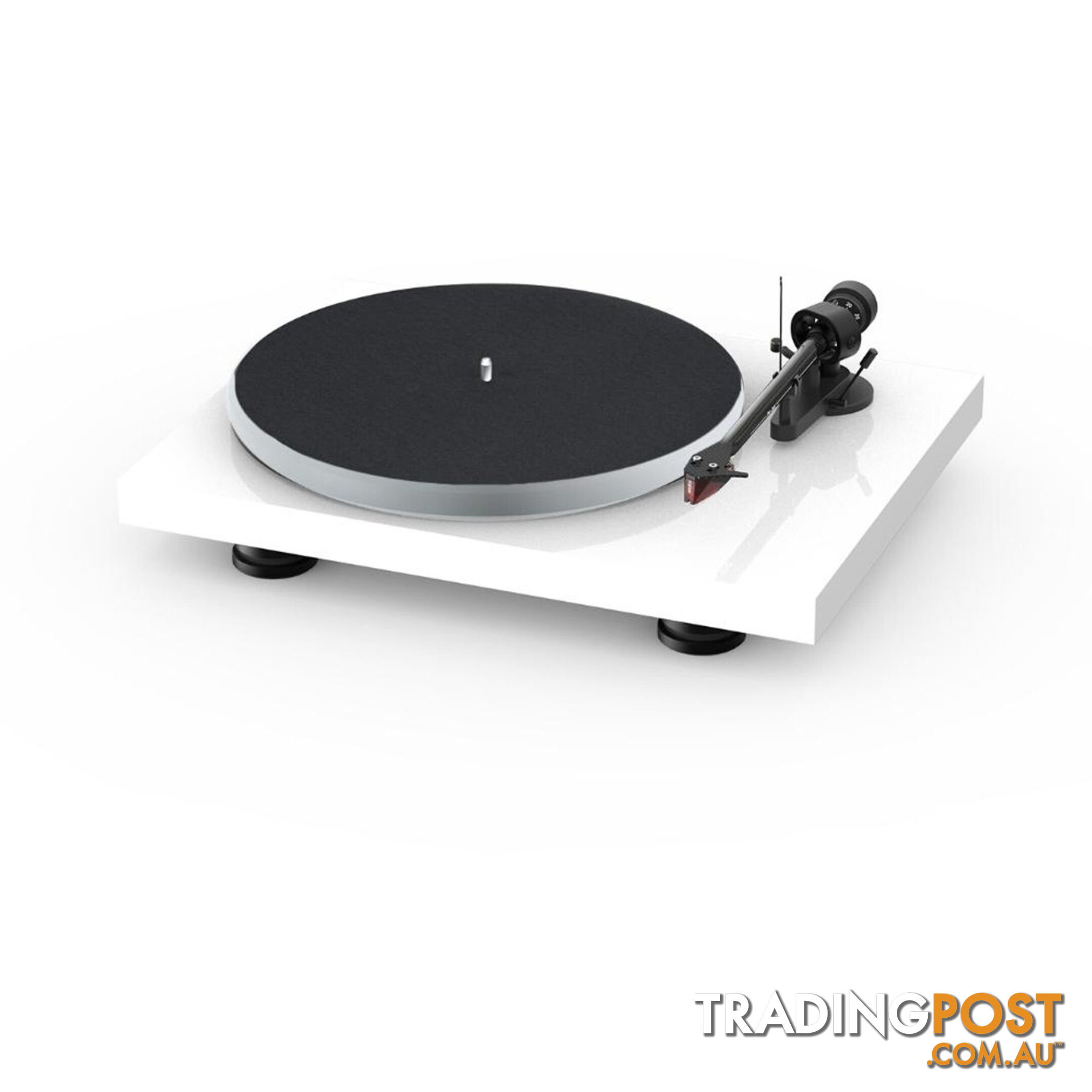 Project Audio Debut Carbon EVO Acryl Turntable - High Gloss White