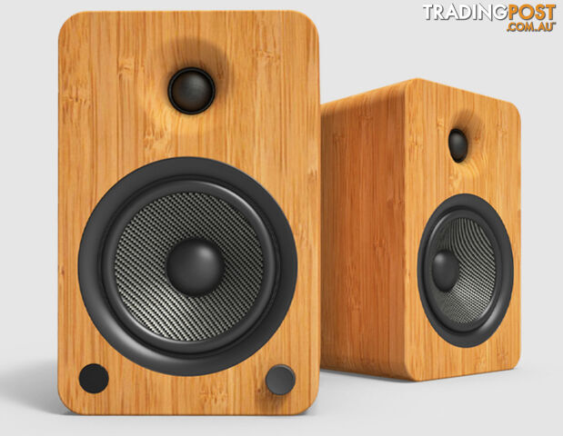 Kanto Audio YU6 Active Speakers in Bamboo