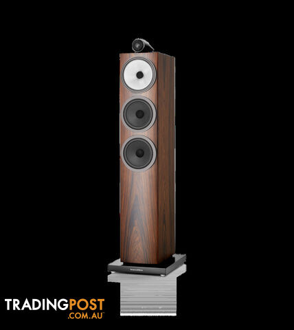 B&W 703 S3 Floorstanders in Mocha