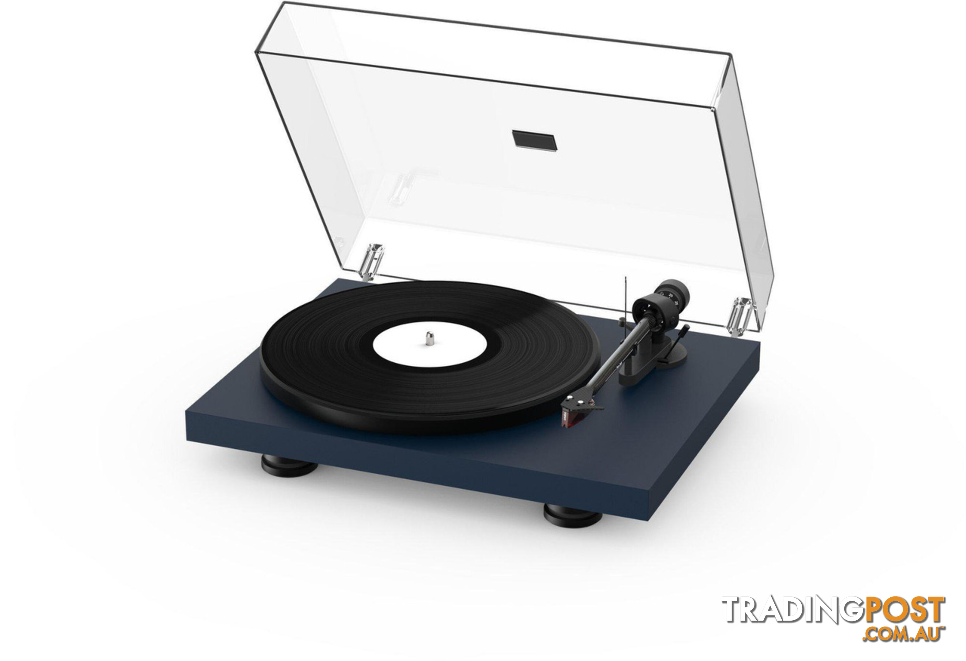 Project Debut Carbon Evo Turntable - Satin Steel Blue
