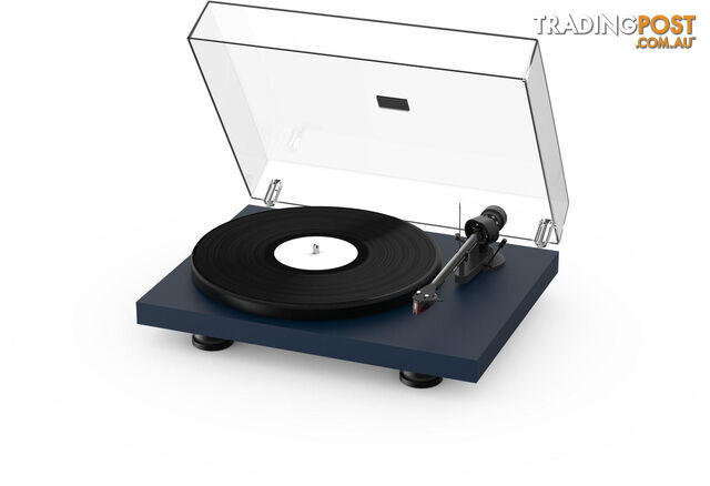 Project Debut Carbon Evo Turntable - Satin Steel Blue