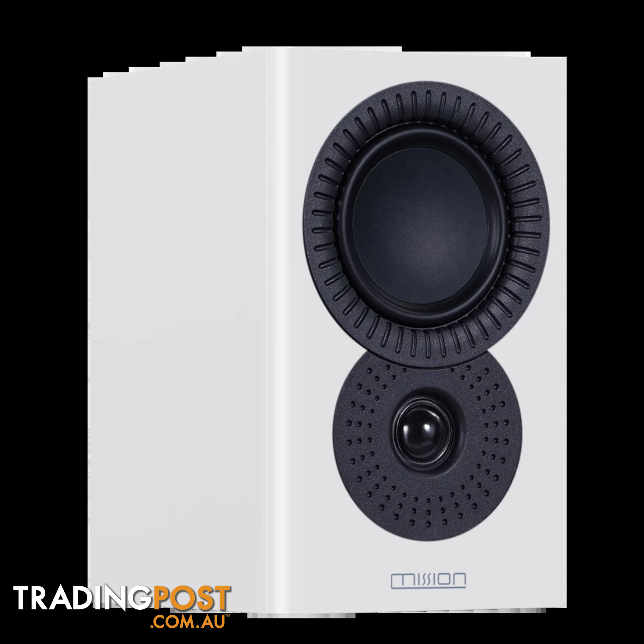 Mission LX-1 MK II Bookshelf Speakers in Lux White Matte