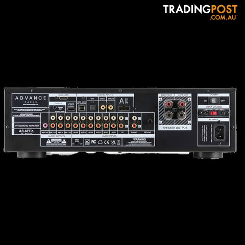Advance Paris Apex A8 Integrated Amplifier - photo 3 of 4
