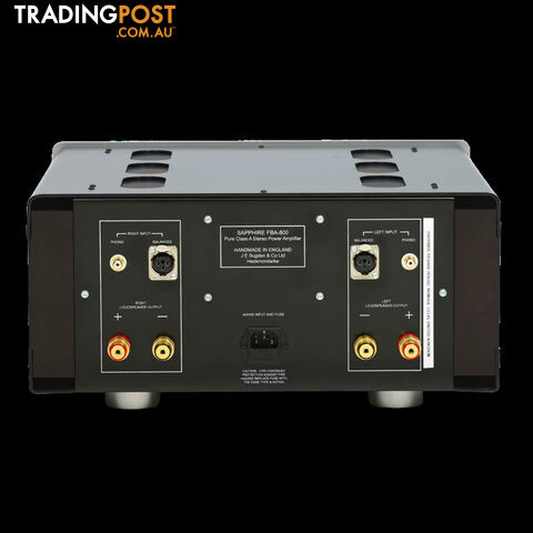 Sugden Sapphire FBA-800 Stereo Power Amplifier - photo 3 of 3