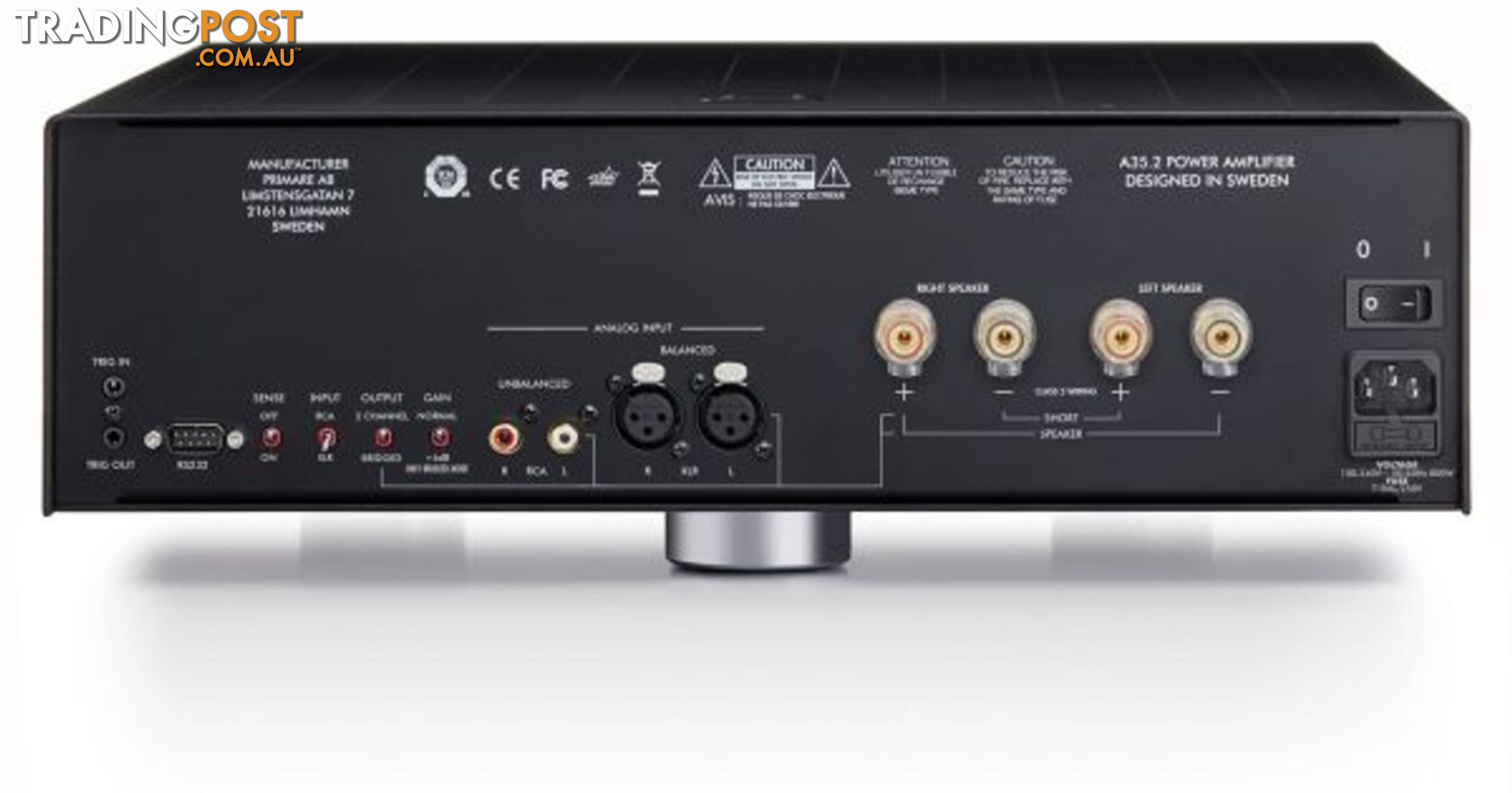 Primare - A35.2 Power Amplifier in Black