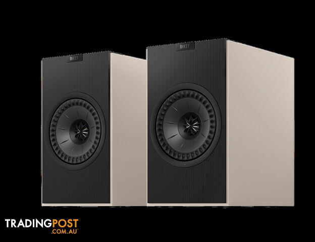 KEF Coda W Active Speakers in Nickel Grey
