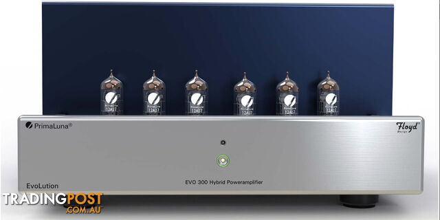 PrimaLuna EVO 300 Hybrid Power Amplifier in Silver