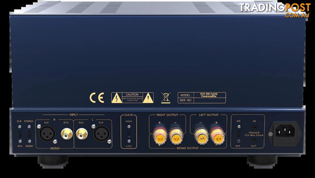 PrimaLuna EVO 300 Hybrid Power Amplifier in Black - photo 5 of 9