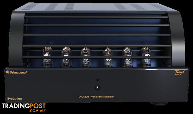 PrimaLuna EVO 300 Hybrid Power Amplifier in Black