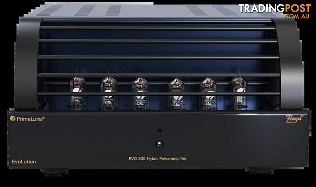 PrimaLuna EVO 300 Hybrid Power Amplifier in Black