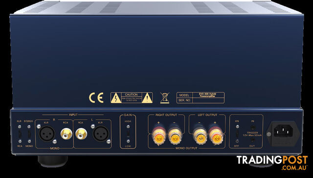 PrimaLuna EVO 300 Hybrid Power Amplifier in Black - photo 5 of 9